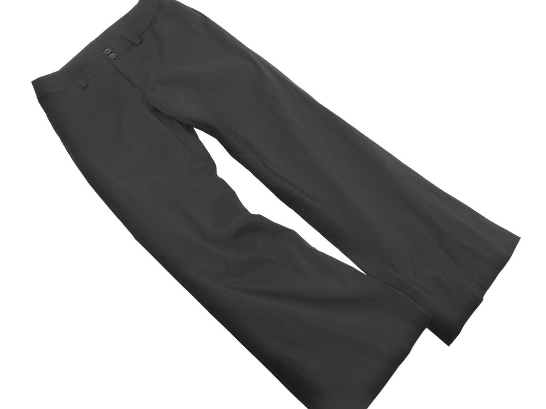 COMME CA DU MODE コム サ デ モード フレア パンツ size9/黒 ■■ ☆ fgb7 レディース拍卖
