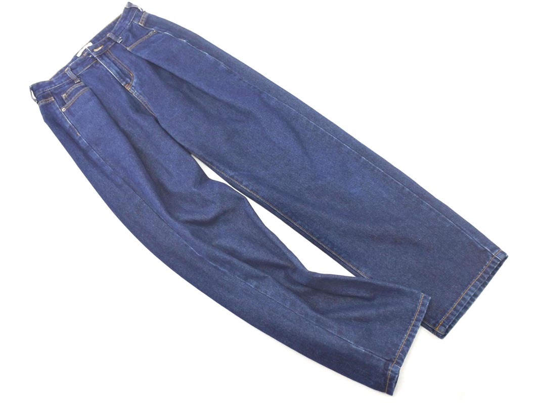 CLASSICAL ELF クラシカルエルフ ハイウエスト デニムパンツ sizeM/紺 ■■ ☆ fgc1 レディース拍卖