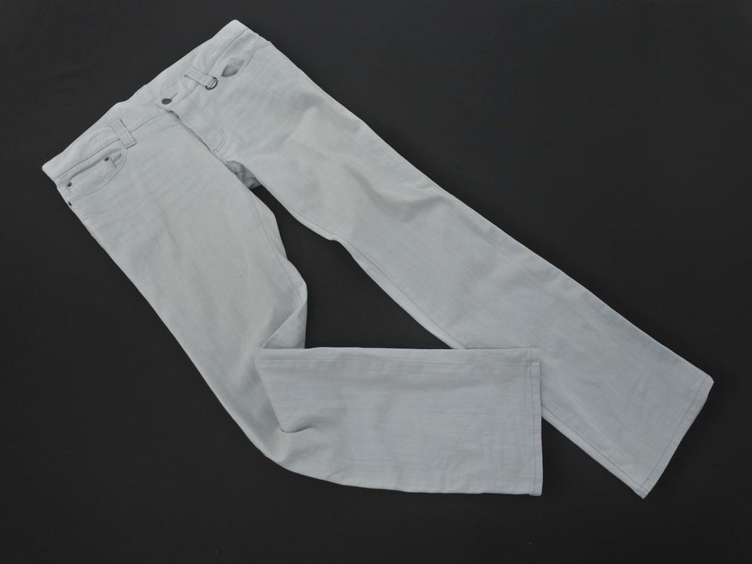 EPOCA UOMO エポカ ウォモ ボタンフライ ストレート デニムパンツ size50/水色 ■■ ☆ fgc4 メンズ拍卖