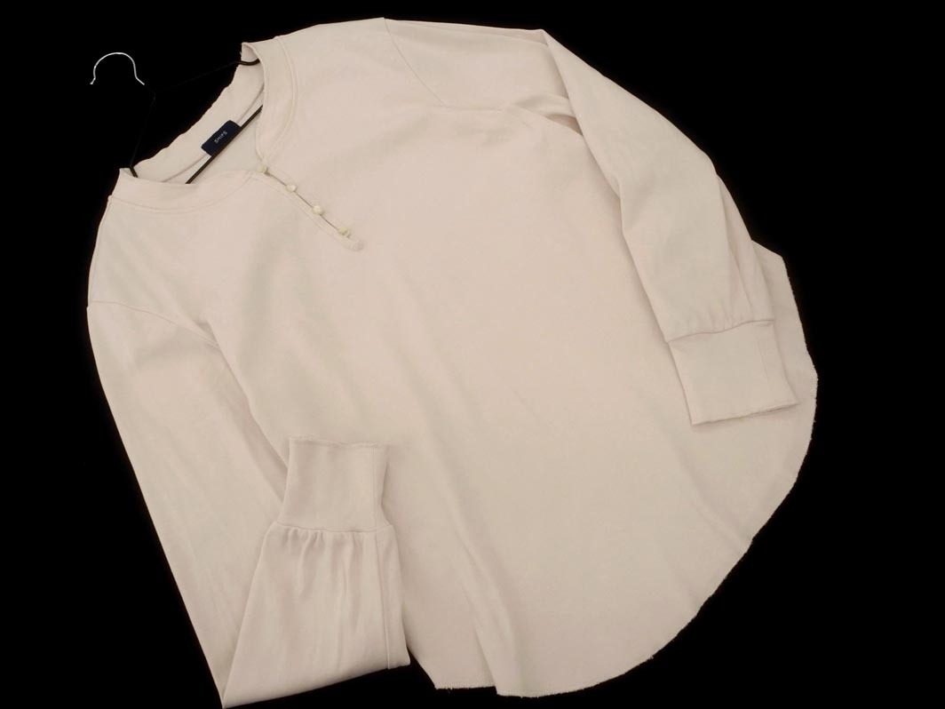 SHIPS シップス ハーフボタン カットソー ライトベージュ ■◇ ☆ fgc8 レディース拍卖