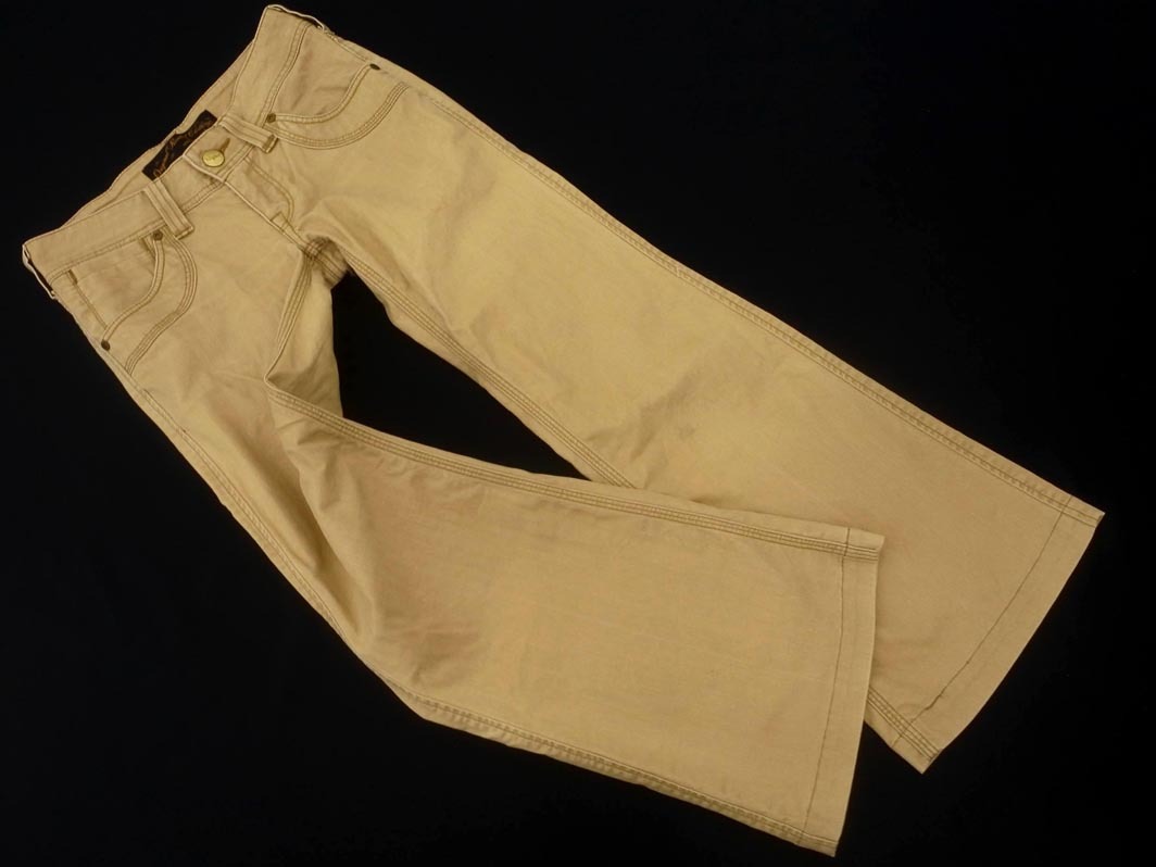 LEVI’S リーバイス フレア デニムパンツ size28/ベージュ ■■ ☆ fgc8 レディース拍卖