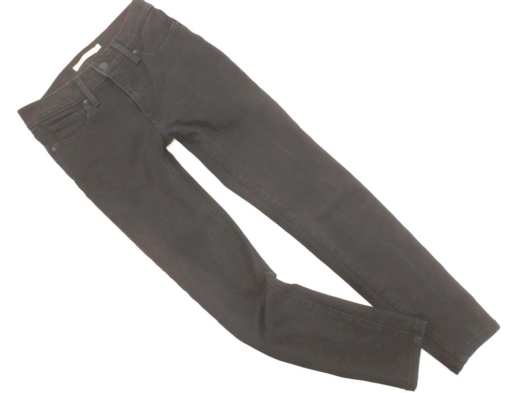 LEVI’S リーバイス スキニー デニムパンツ size24/黒 ■■ ☆ fgc8 レディース拍卖