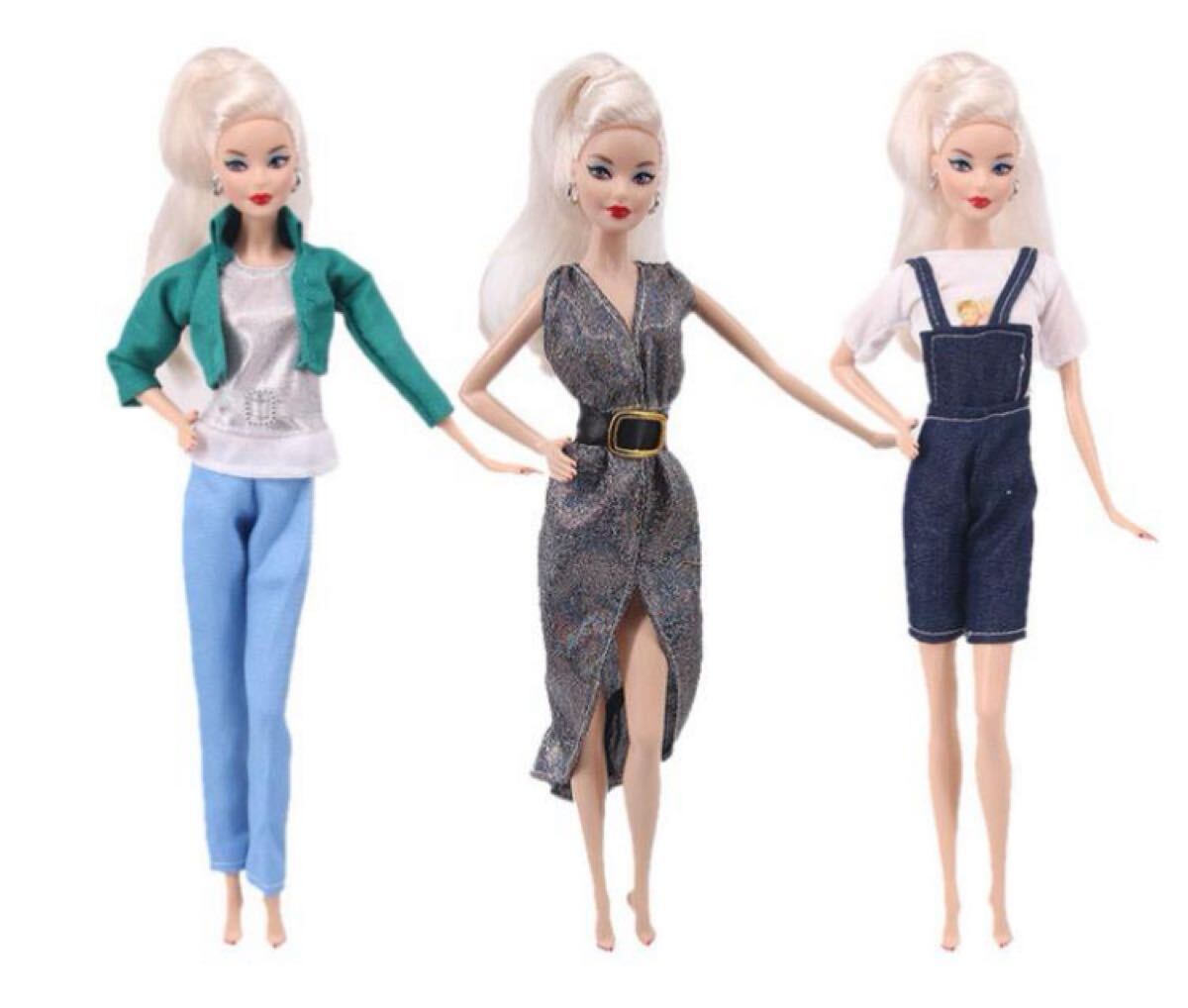 お洋服3コーデセットリカちゃん・バービーちゃん・お人形さん用 リカちゃん バービー 着せ替え人形拍卖