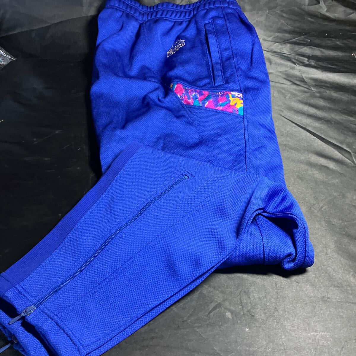 L53 KAPPA KA-0125 ジャージ Oサイズ ブルー 新品未使用品 スポーツ ランニング ◎刺繍ロゴ入り拍卖