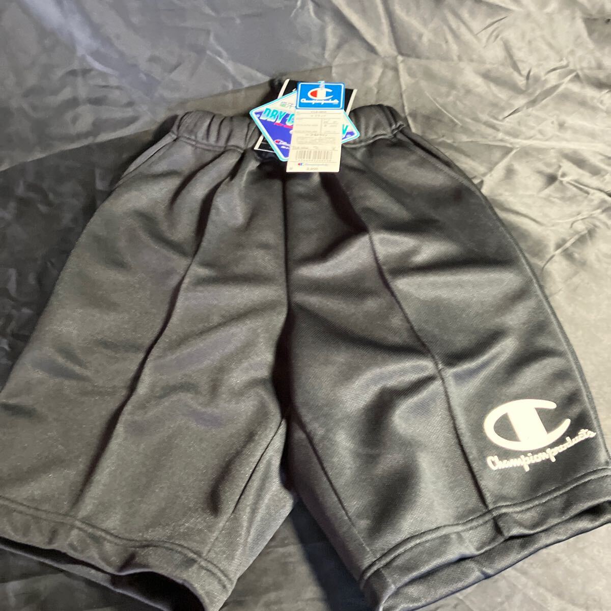 K56 champion CLR-360A ハーフパンツ Sサイズ ブラック 新品未使用品 スポーツ ランニング ◎ロゴ入り拍卖