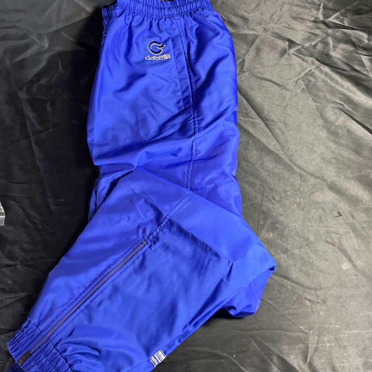 A33 GOLD WIN GAW2250 ロングパンツ Oサイズ ブルー 新品未使用品 スポーツ ランニング ◎刺繍ロゴ入り拍卖