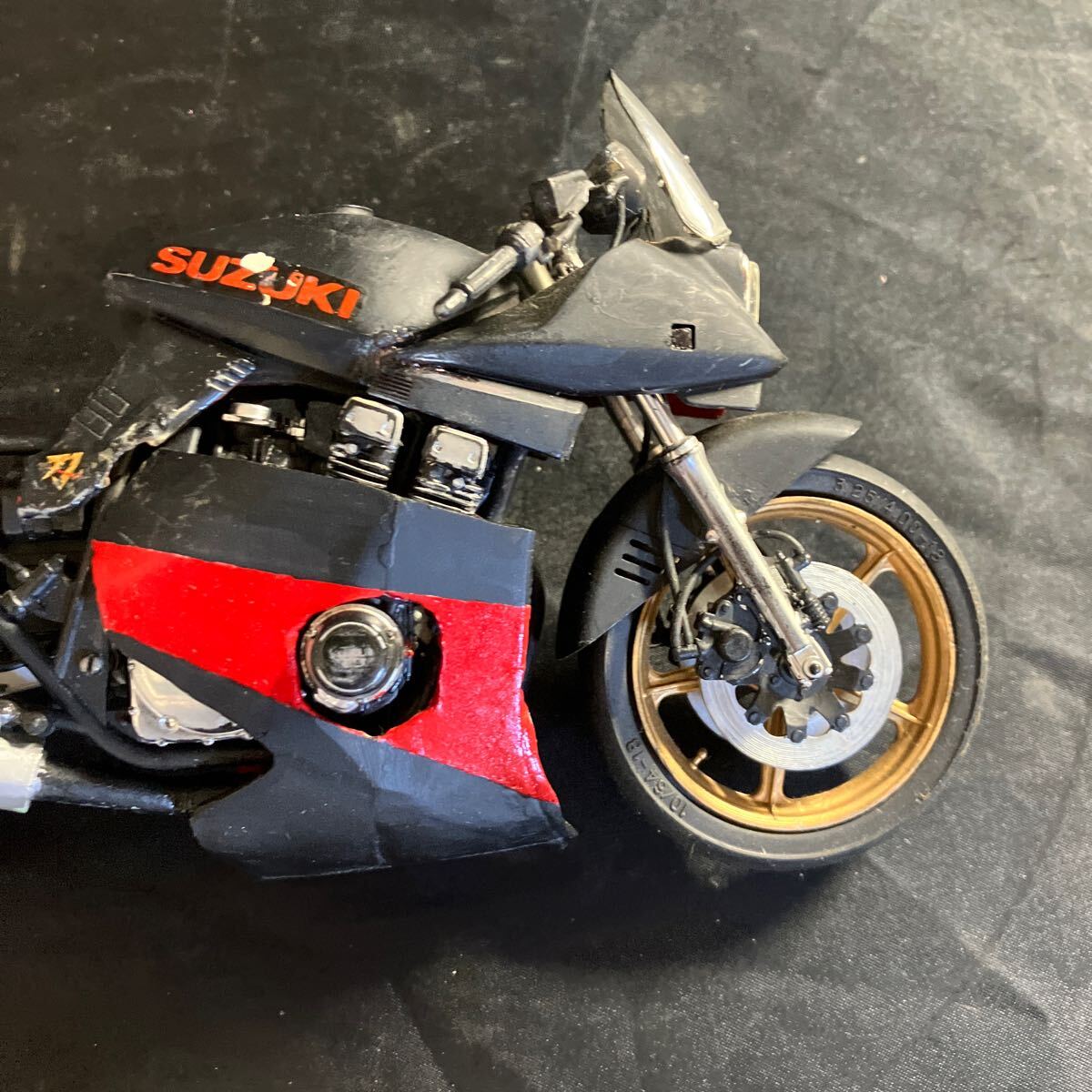 ★スズキ 刀 バイク 未完成品 タミヤ アンティーク ヴィンテージ レトロ 当時物拍卖