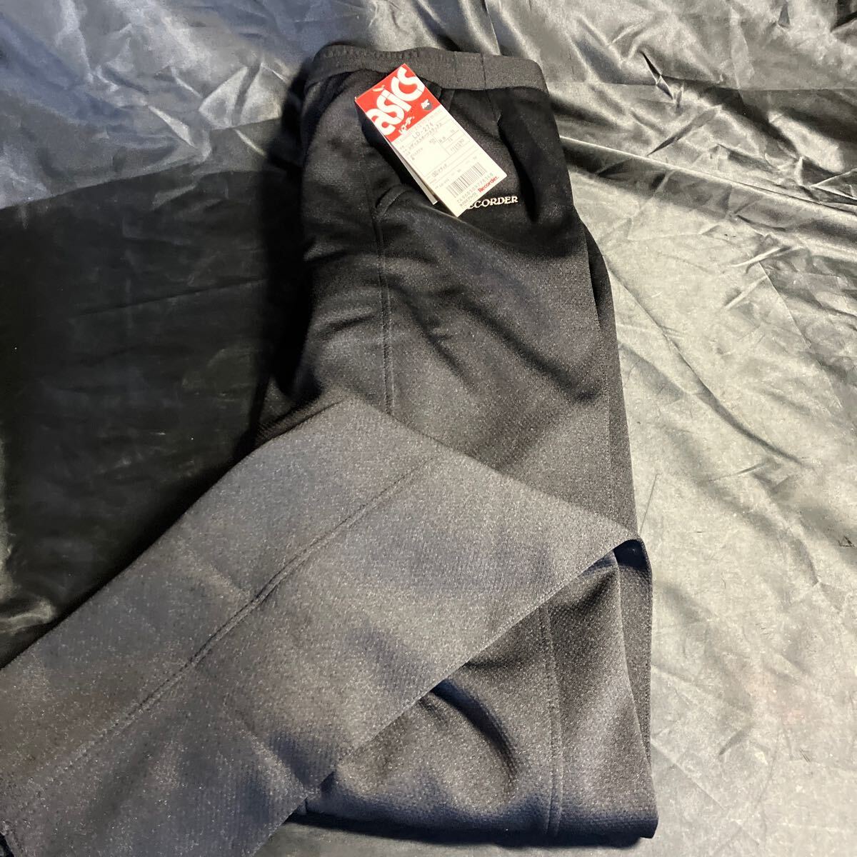 M58 asics LD-274 レディーススポーツスラックス XOサイズ ブラック 新品未使用品 スポーツ ランニング ◎刺繍ロゴ入り拍卖