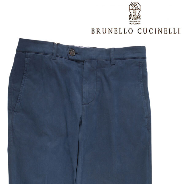 BRUNELLO CUCINELLI(ブルネロクチネリ) コットンパンツ M218DT1050 ネイビー 48 22321nv 【A22322】拍卖