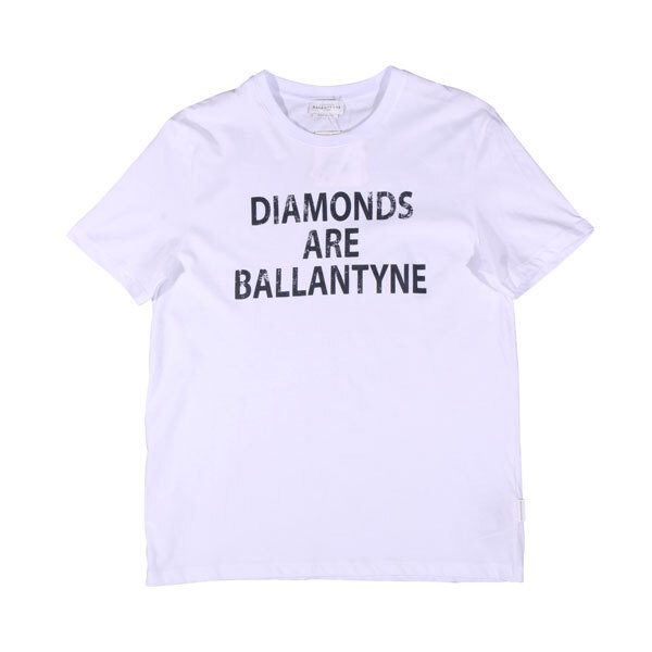 BALLANTYNE(バランタイン) Uネック半袖Tシャツ SMW114UCTA8 ホワイト XL 32622 【S32623】拍卖