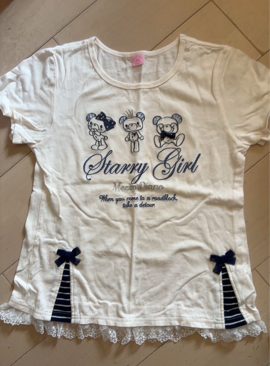 メゾピアノ mezzo piano 半袖Tシャツ 160 L 美品拍卖
