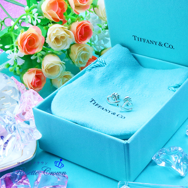 ◆新品◆値下げ交渉 は 質問で◆未使用◆ティファニー◆ラビングハートピアス◆ 拍卖