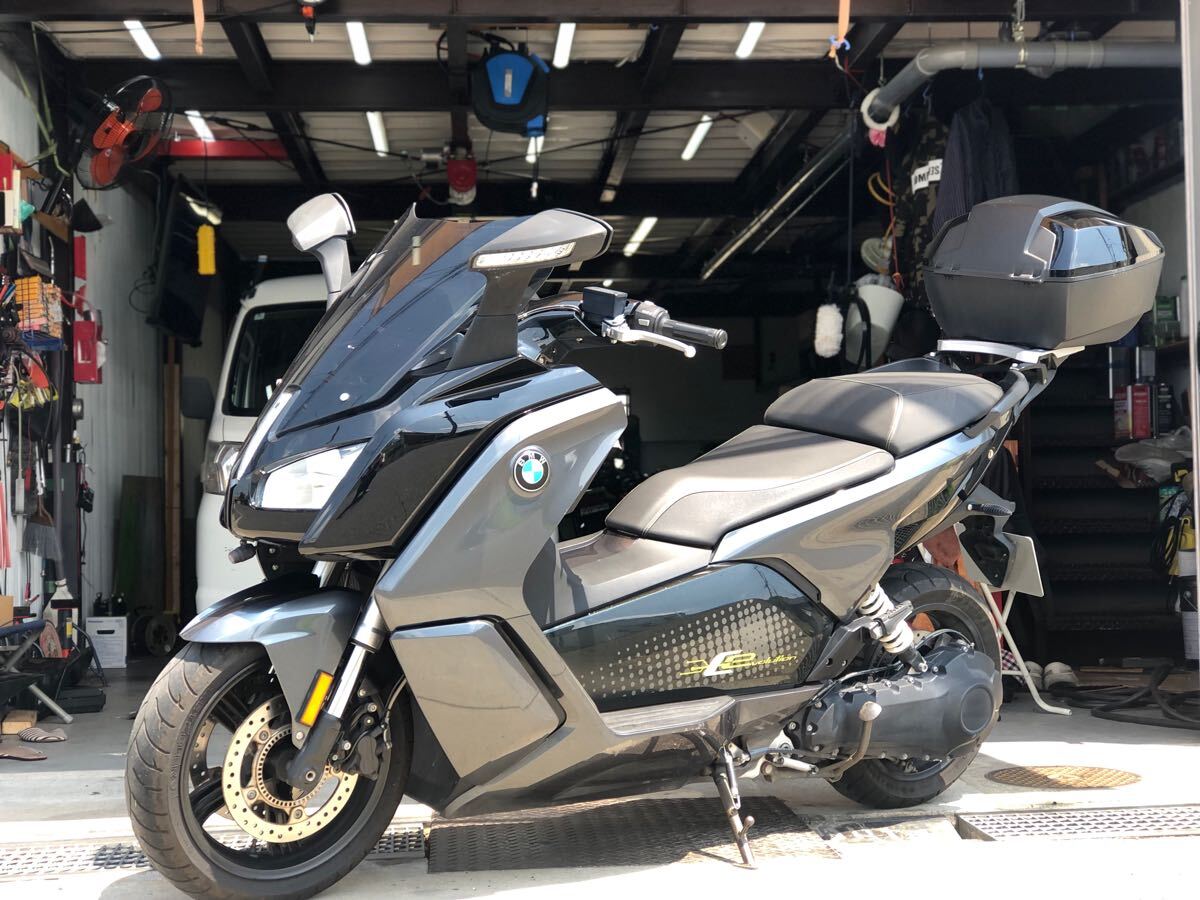 BMW Cエボリューション 実走行15,200キロ! 紹介、走行動画あります! 電動スクーター 250ccナンバー リッタークラスの加速です!!拍卖