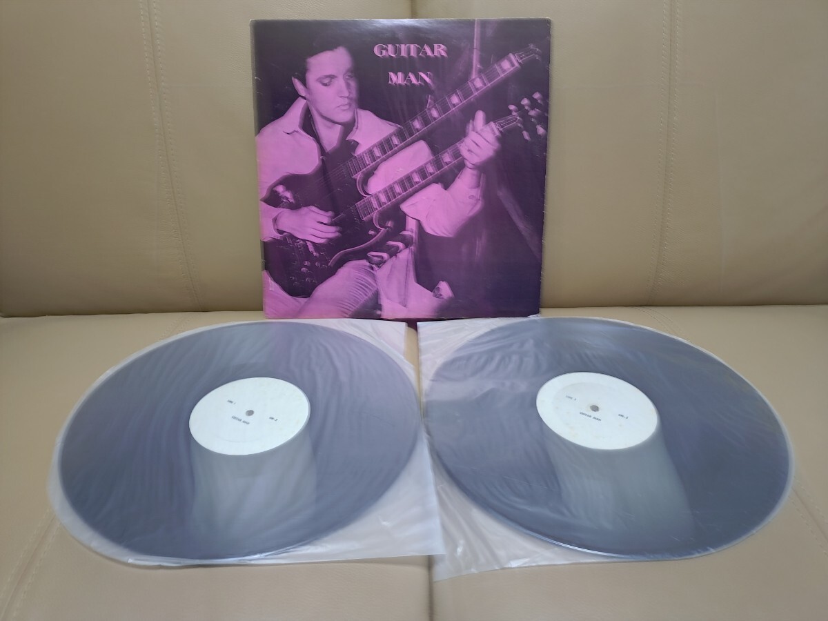 ★エルヴィス・プレスリー ELVIS PRESLEY★Guitar Man★2枚組★ジャケット下部破損あり★中古LP★Rare!拍卖