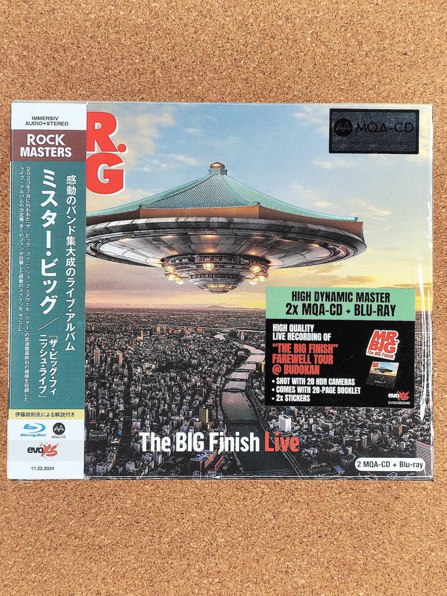 ☆★ 【中古美品】 MR.BIG/ The BIG Finish Live (Blu-ray+2枚組 MQA-CD) 【輸入盤(国内盤使用)】 A4クリアファイル付 ★☆拍卖