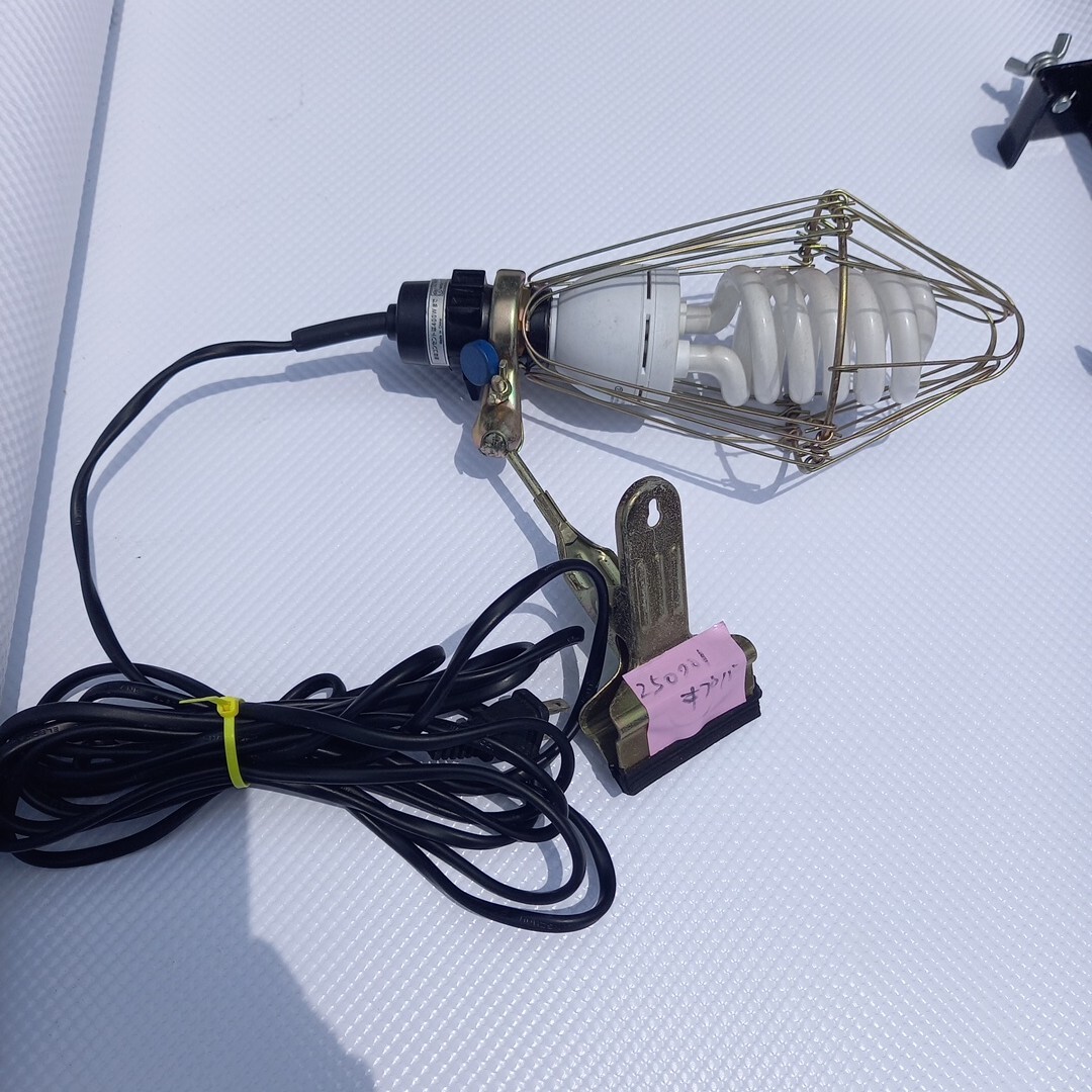 250701 投光器 ランプ クリップライト ライト 点灯確認 作業拍卖