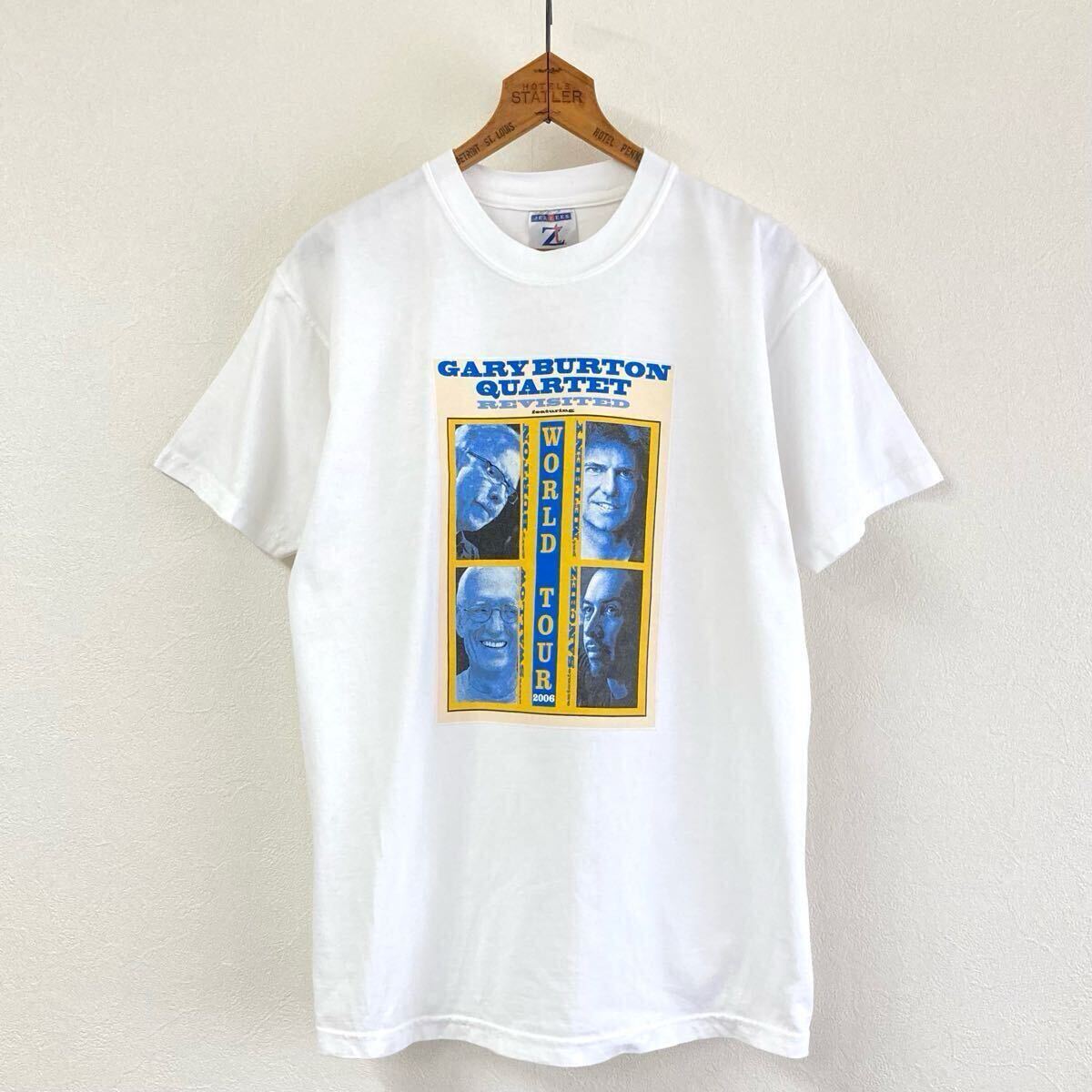 2006s【GARY BURTON QUARTET REVISITED】ツアー Tシャツ size M 美品/ゲイリー バートン カルテット パット メセニー グループ PMG Jazz 拍卖