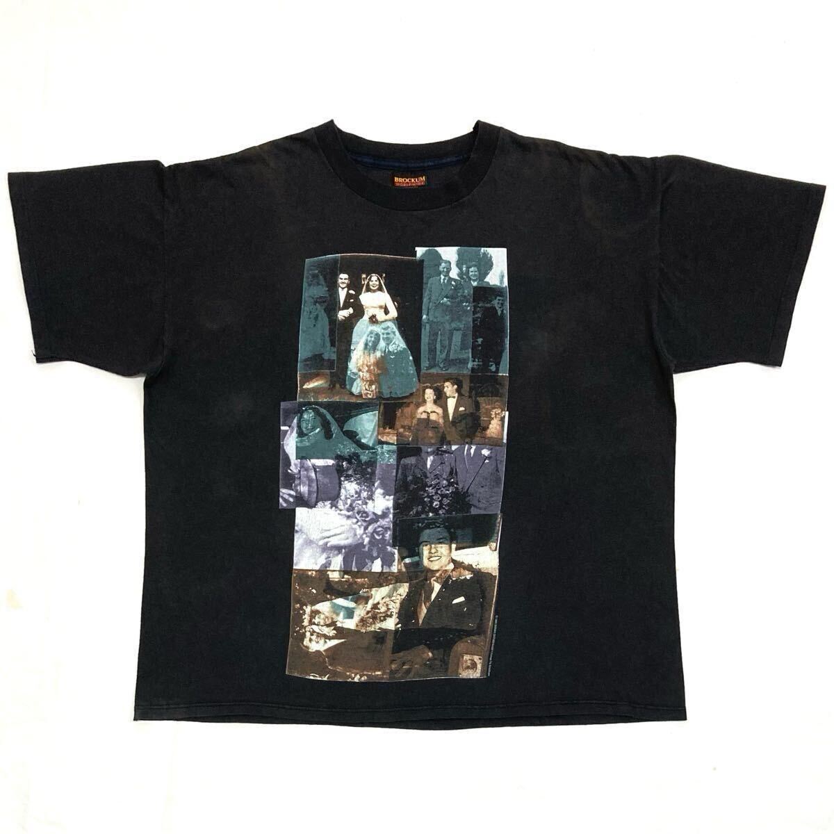 90s【Duran Duran】”The Wedding Album” Tシャツ size XL USA製 BROCKUM オフィシャル品/デュランデュラン ウェディングアルバム拍卖