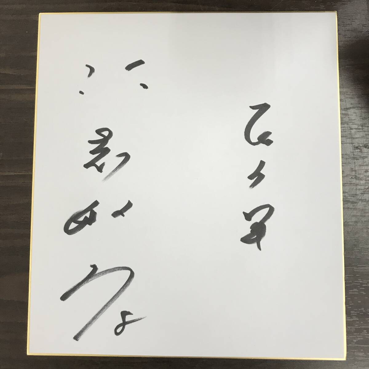 25K257 レ 仁志敏久 #8 直筆サイン色紙 読売ジャイアンツ 巨人 プロ野球選手 色紙 ③拍卖