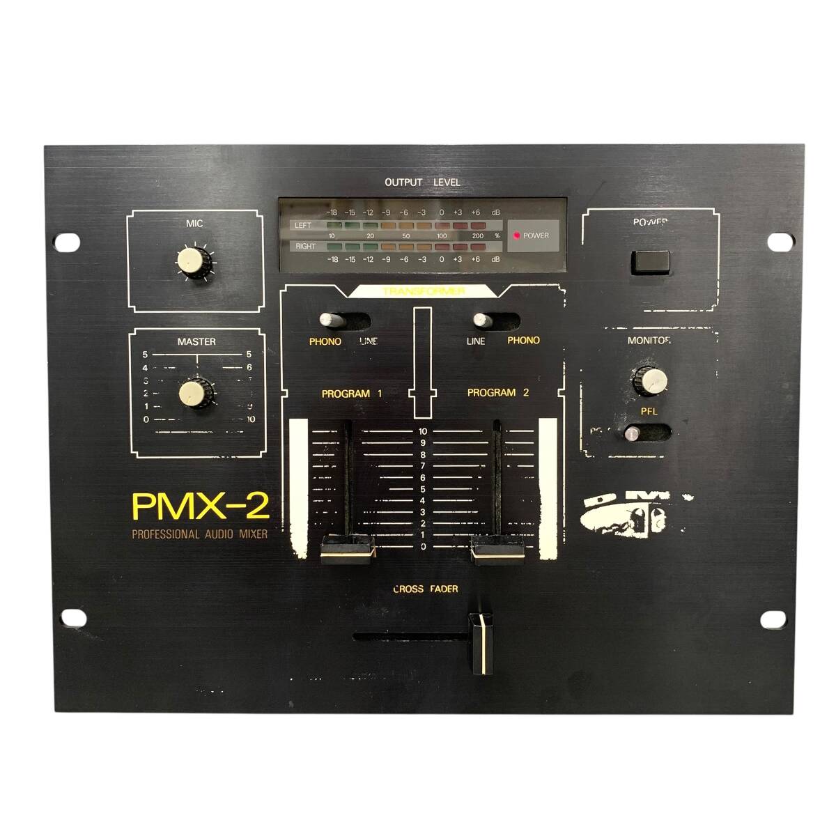 25C323_2 DMC 2chDJミキサー PMX-2 通電のみ確認済 楽器 器材 ミキサー 音響 現状品 中古拍卖