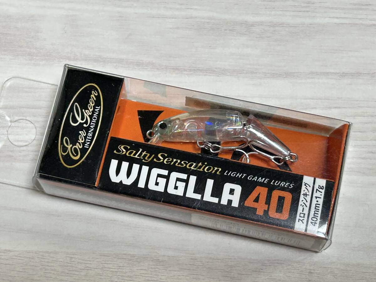A ■■ 新品 エバーグリーン ウィグラ 40 1.7g【チャートヘッドクリア】EVERGREEN ■■ D1.07拍卖