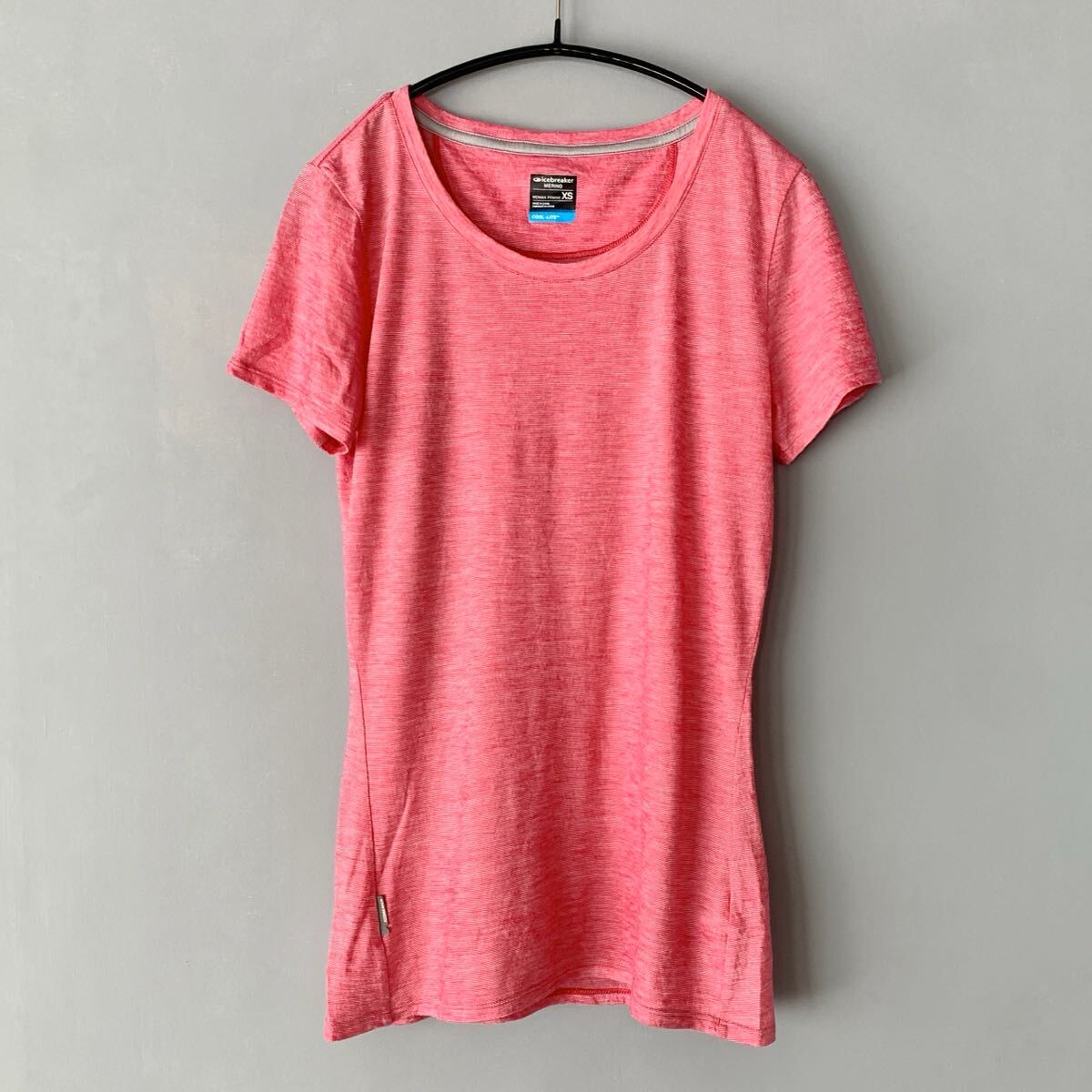 Icebreaker Cool-Lite メリノウール Tシャツ アイスブレーカー ピンク レディース アウトドア拍卖