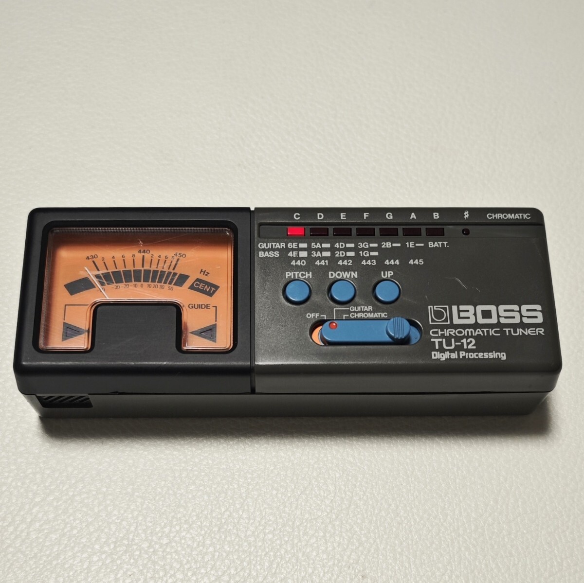 1円スタート 名機 定番ギターチューナー BOSS TU-12拍卖