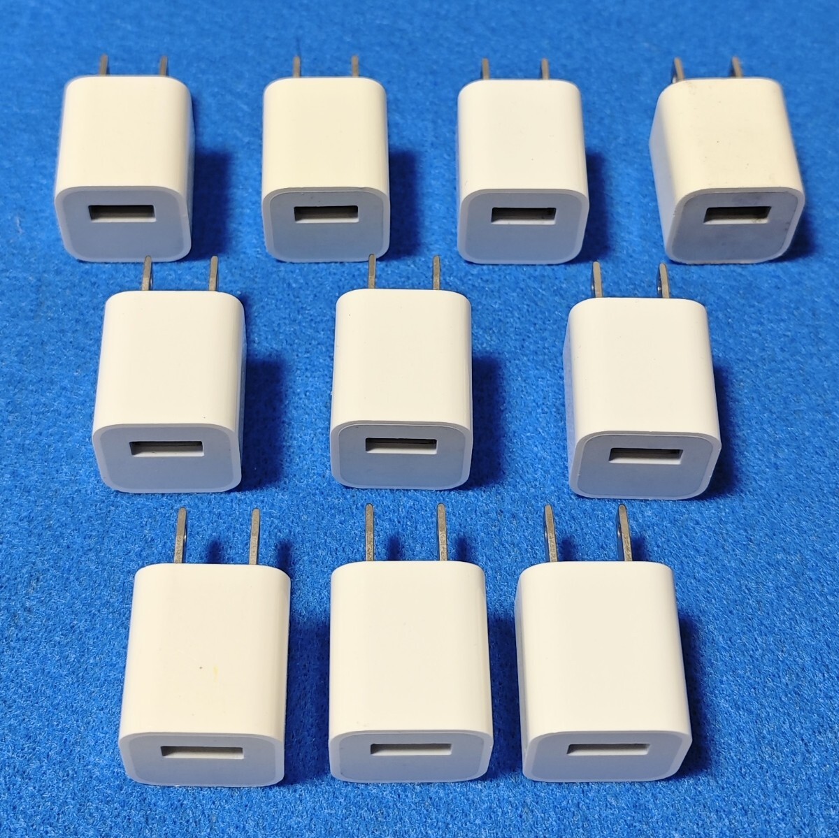 1円スタート Apple USB電源アダプター まとめて10個拍卖