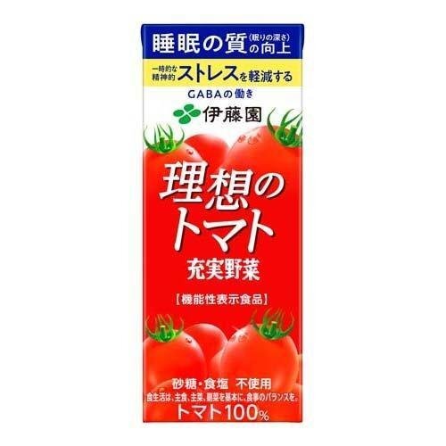 【48本セット】 伊藤園 充実野菜 理想のトマト 機能性表示食品 (200ml) 紙パック拍卖