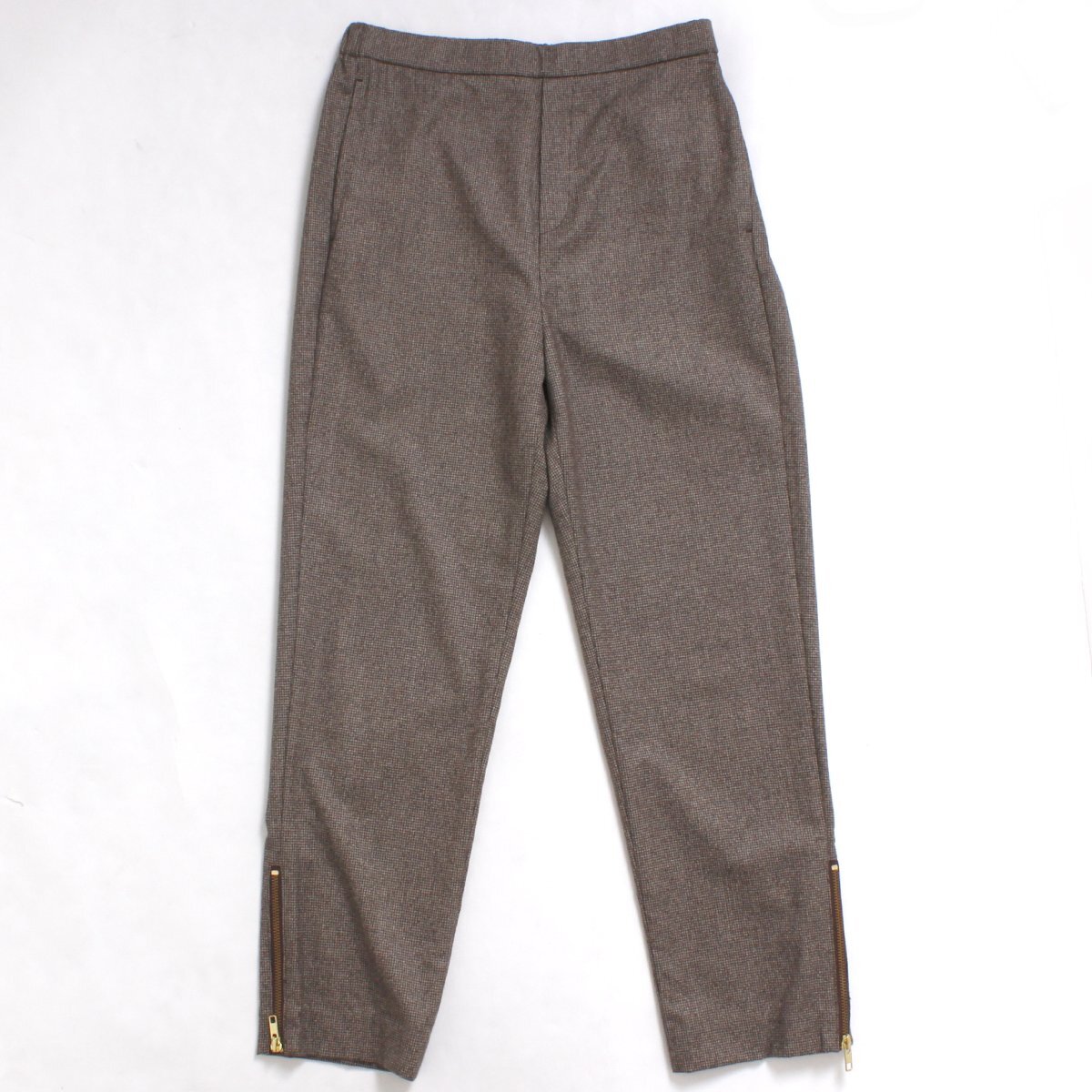 Deuxieme Classe EVERYDAY I LIKE スリットテーパードパンツ(ハウンドトゥース) 定価25,300円 size36 19030500806130ドゥーズィエムクラス拍卖