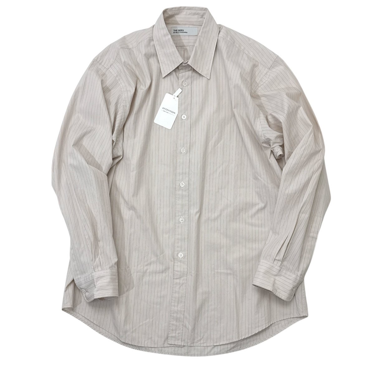 【新品・未使用】THE SEED BY WILLY CHAVARRIA GATSBY SHIRTS STRIPE 定価18,700円 38 23050596200230 ウィリーチャバリア拍卖