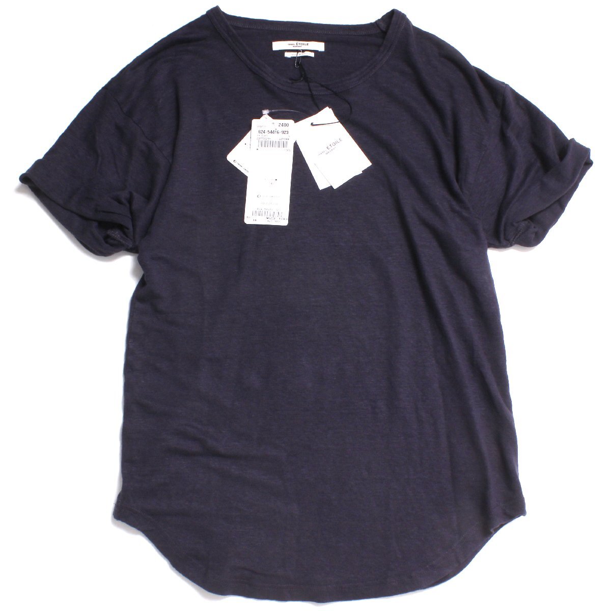 【タグ付・新品・定価23,100円】ISABEL MARANT ETOILE KOLDI TEE SHIRT M FADED NIGHT 22PTS0299 イザベルマランエトワール Tシャツ拍卖