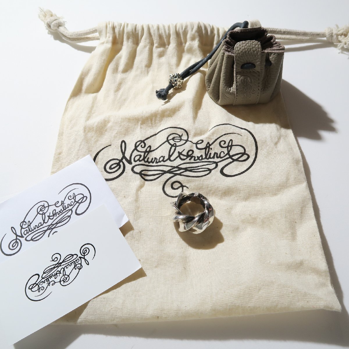 NATURAL INSTINCT TWIST ANGLE RING リング 19号 定価155,100円 SILVER×GOLD ナチュラルインスティンクト拍卖