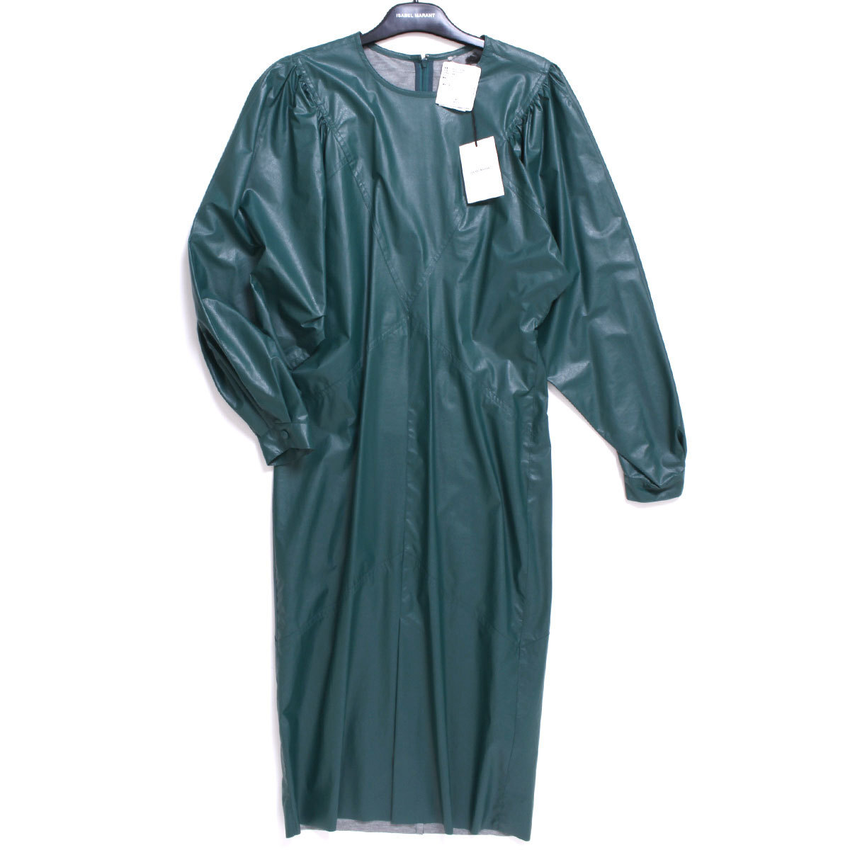 【タグ付き・新品・定価139,700円】ISABEL MARANT DREA DRESS size34 グリーン イザベルマラン ワンピース拍卖