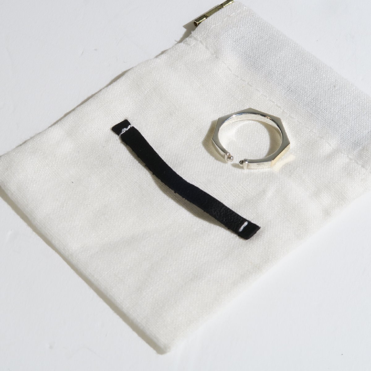 Garden Of Eden OCTAGONAL RING 18号 SILVER 925 x 9K GOLD シルバー/ゴールド ガーデンオブエデン リング拍卖