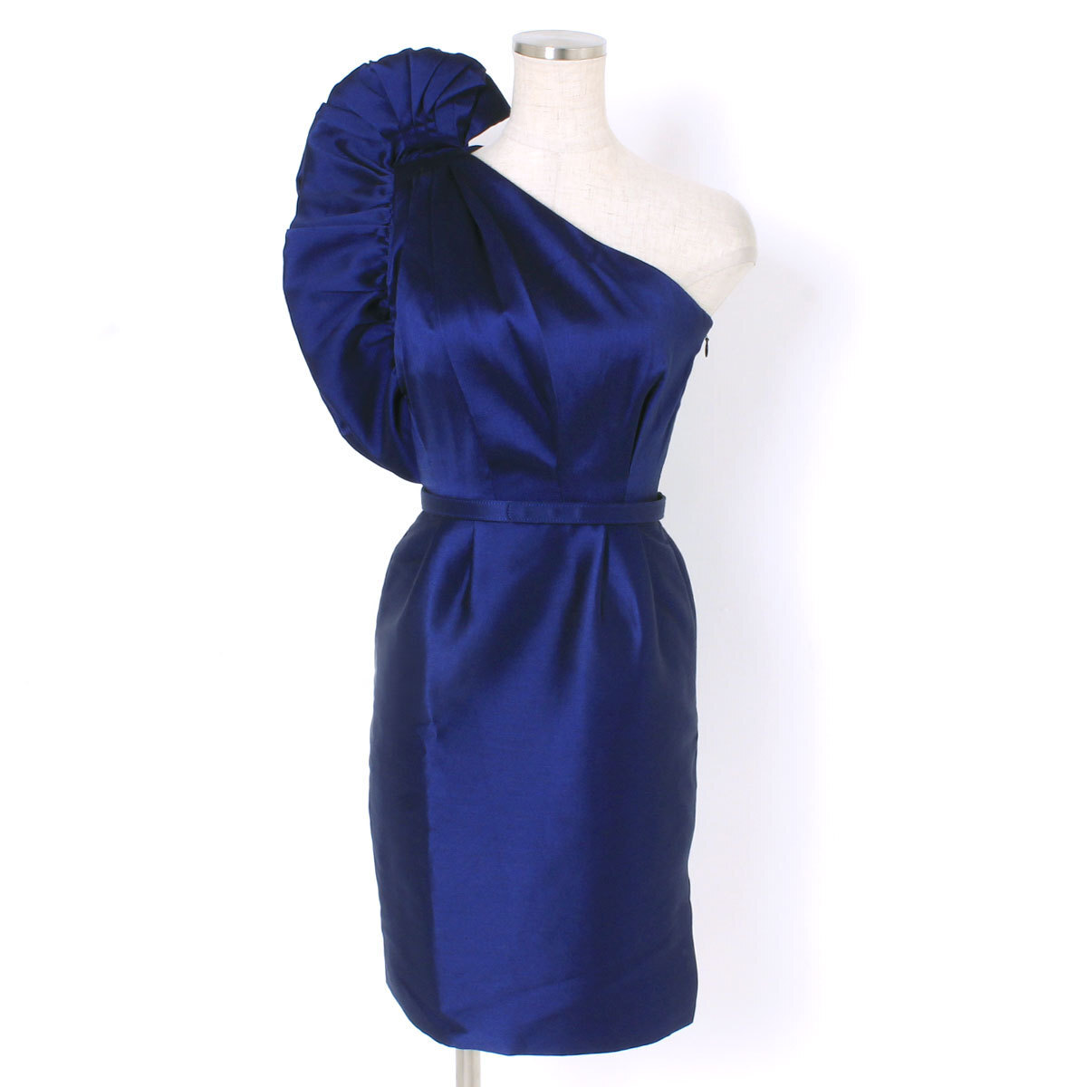 【タグ付・新品】STELLA McCARTNEY ワンショルダー ドレス size34 ブルー ステラマッカートニー ワンピース拍卖