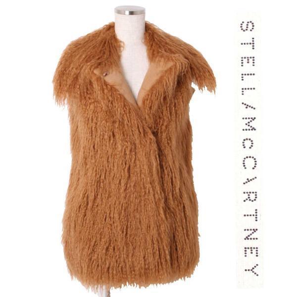 【定価20万 新品タグ付】STELLA MCCARTNEY フェイク ファー ベスト size34 ステラマッカートニー エコファー ジレ拍卖