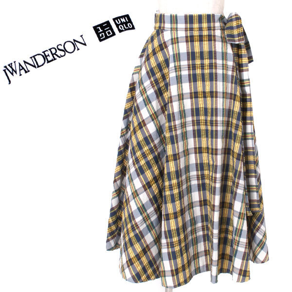 UNIQLO J.W.ANDERSON シアサッカーラッフルスカート size3 マルチカラー 01-22-8H180A JW アンダーソン拍卖