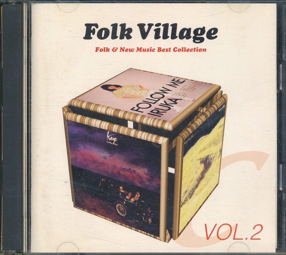 Folk Village ~フォーク & ニューミュージック大全集┃日本クラウン編 Vol..2 (2枚組)┃クラウンCRCP-28142-3│2001年│3150円┃管理8701拍卖