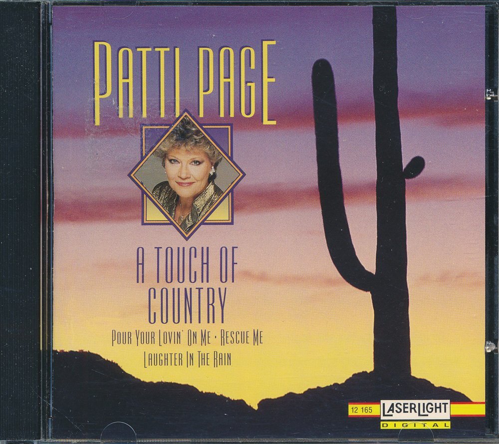 洋楽┃パティ・ペイジ┃Touch of Country (輸入盤)┃LASER LIGHT12165│1993年┃管理8800拍卖
