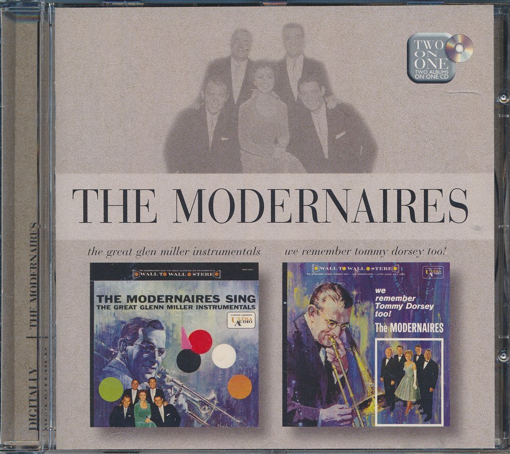 モダニアーズ┃Sing The Great Glenn Miller Instrumentals-We Remember Tommy Dorsey Too! (輸入盤)┃724353308728│2001年┃管理8697拍卖