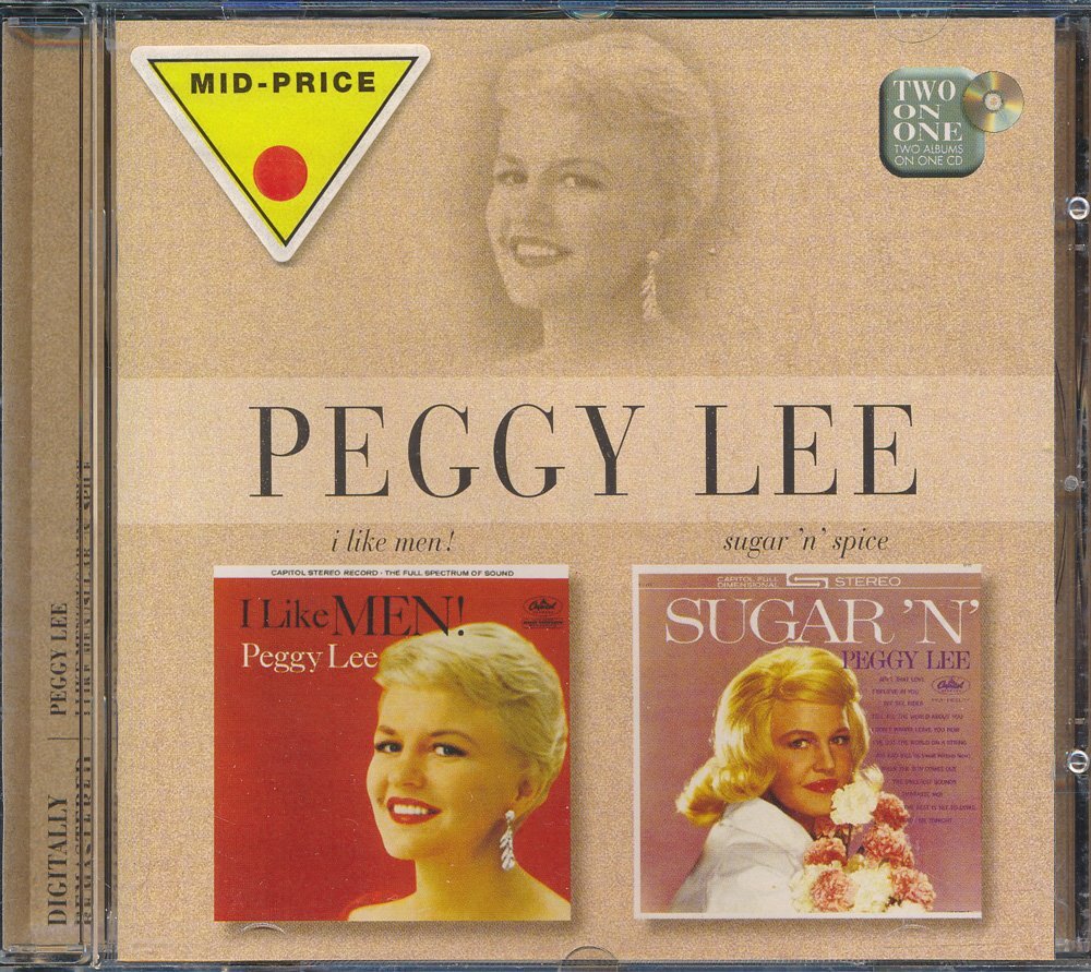 ジャズ┃ペギー・リー │Peggy Lee┃I Like Men / Sugar & Spice (輸入盤)┃EMI724349672925│1998年┃管理8682拍卖