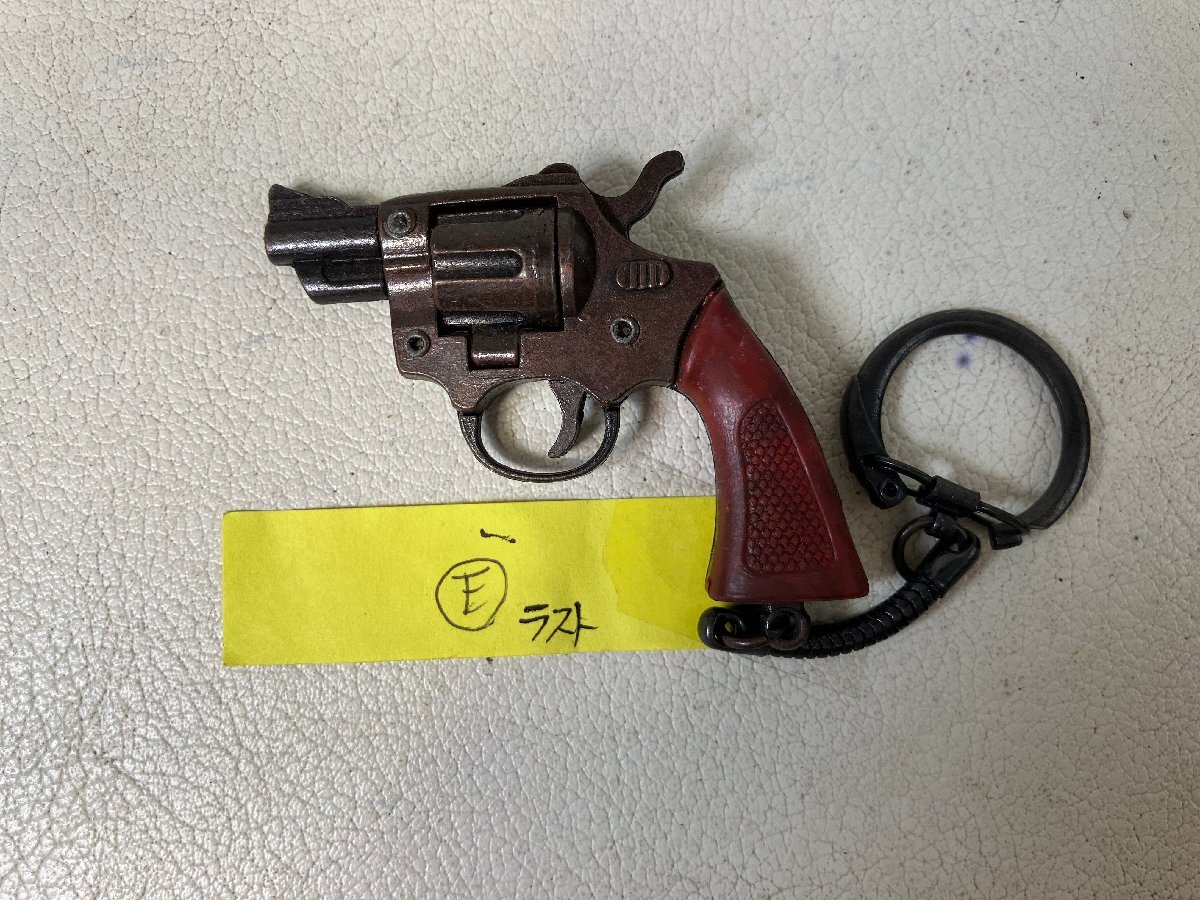 【未使用】ミニガン ピストル 「スナップ ノーズ O38 SNUBNOSE」 キーホルダー トイ 駄菓子 ダイキャスト 火薬鉄砲 sepai-E4 ラスト!拍卖