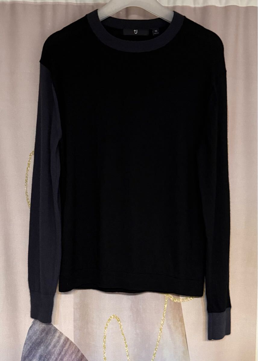 ユニクロ +J ジルサンダー アシンメトリー カシミヤ100% ニット ブラック拍卖