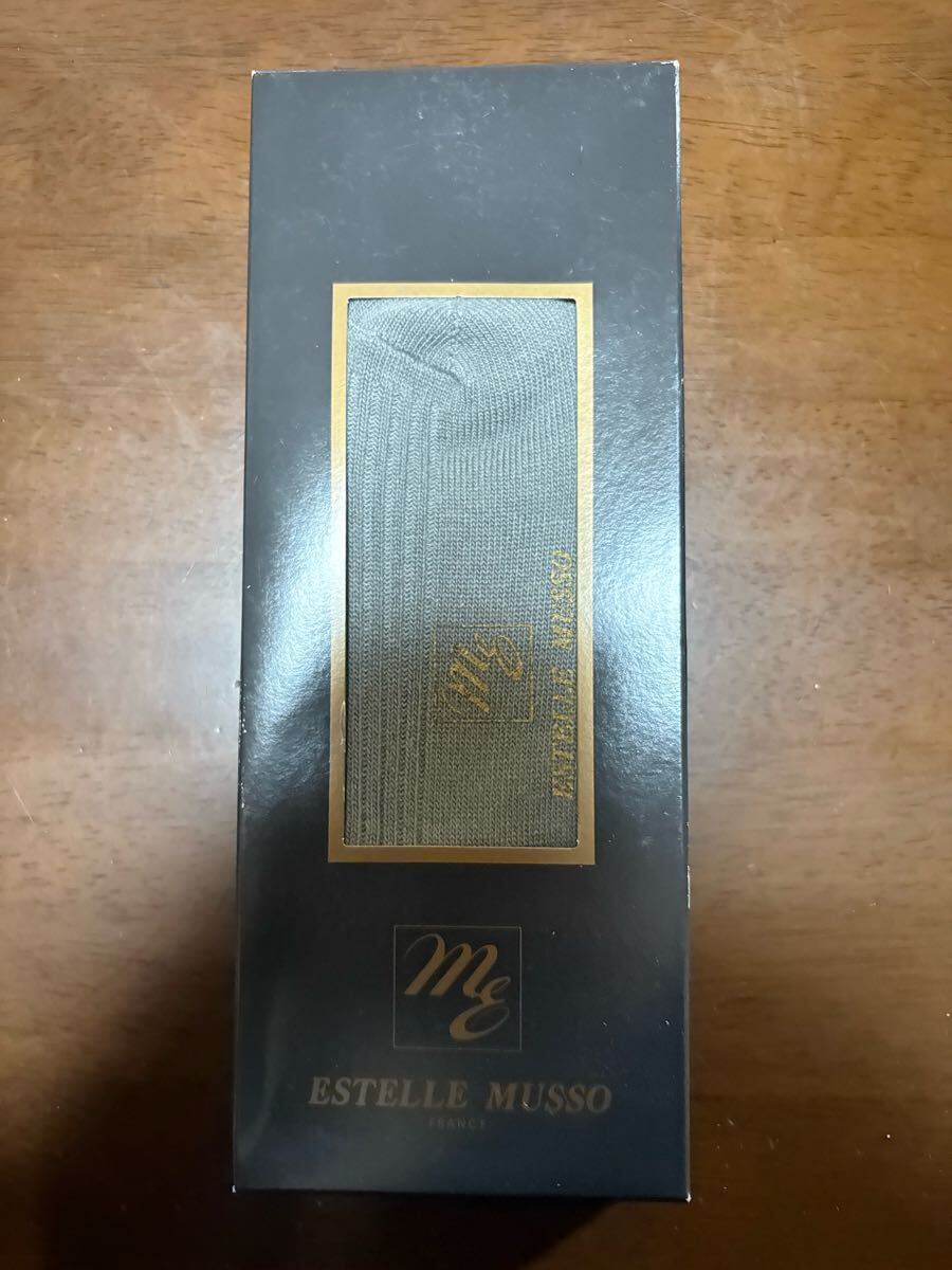 【新品】未使用 未開封 ESTELLE MUSSO 靴下 ソックス グレー ビジネスソックス拍卖