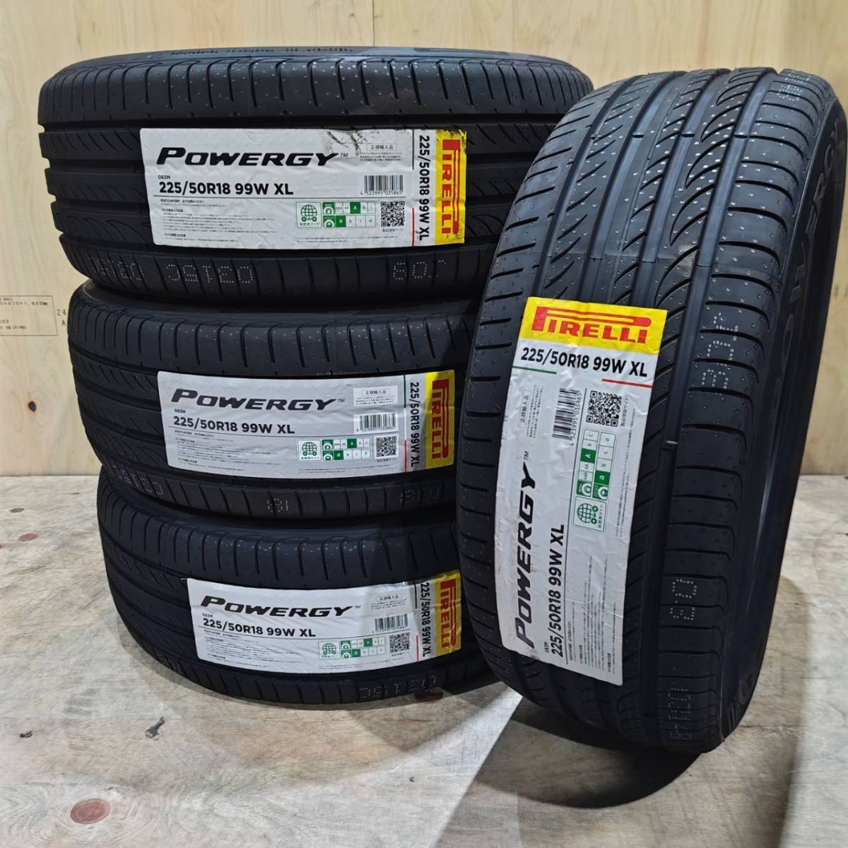 数量限定【2025年製 即納 送料無料~】ピレリ パワジー 225/50R18 225/50-18 【4本】 新品 正規品 個人宅様配送OK PIRELLI POWERGY拍卖