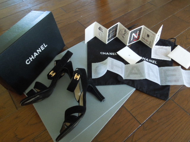 CHANEL シューズ 37 くらいの 38 イタリア製 シャネル sandals elegant shoes in very good condition拍卖