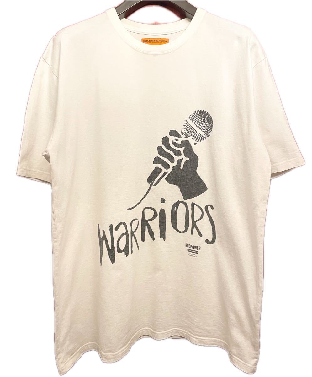MADE IN JAPAN製 SWAGGER 「WARRIORS」 マイクデザイン プリントTシャツ ホワイト Lサイズ スワッガー 日本製 MIC 白 ストリートブランド拍卖