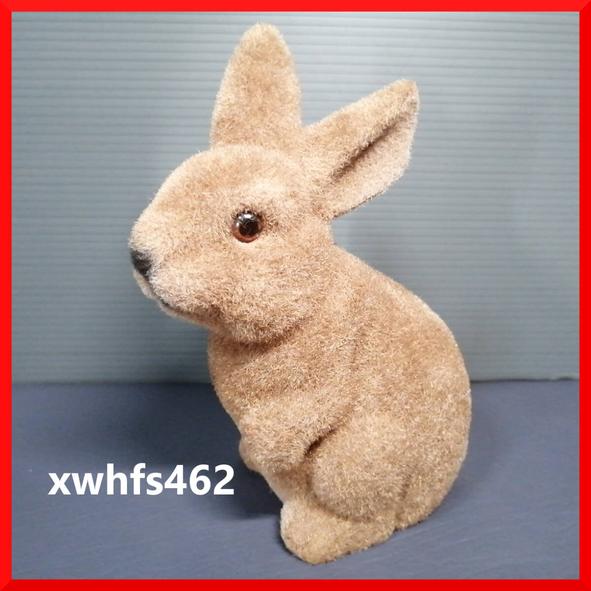 即決美品 うさぎ ヴィンテージ 置物 フロッキー仕上げ フィギュア アンティーク インテリア 雑貨 飾り オブジェ ラヴィット! ラッピー zak拍卖