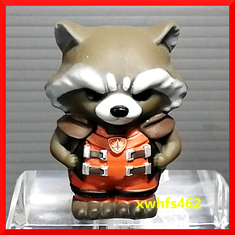 即決美品 マーベル ソフビパペットマスコット ロケット ラクーン エンスカイ sofvi 指人形 ソフビ フィギュア ガーディアンズ 111拍卖